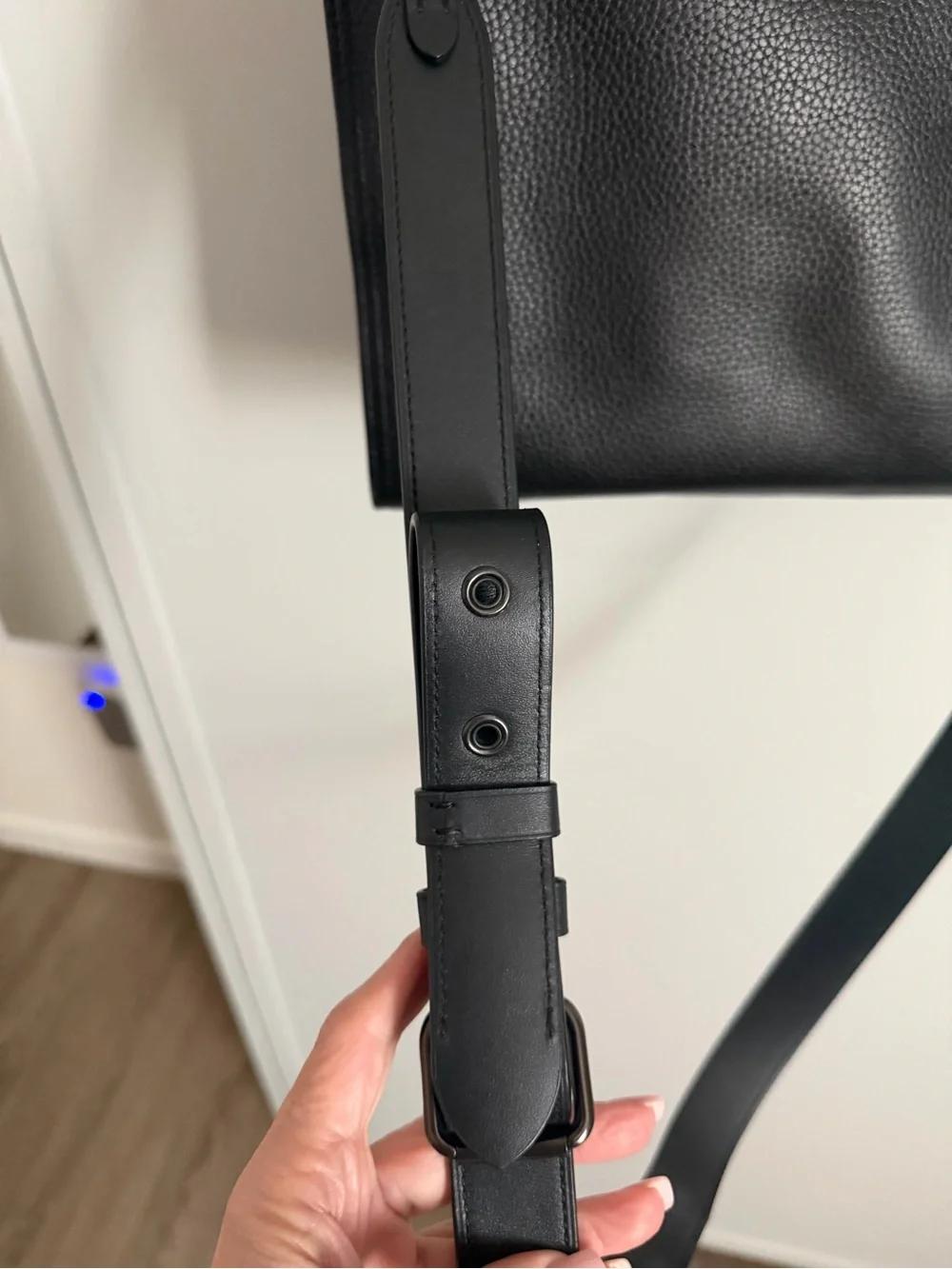 Coach pebbled leather